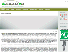 Tablet Screenshot of mensajedepaz.net